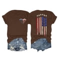 thumbnail image 2 of MuXiKeJi Clothes 250th Anniversary USA Shirt Womens 250 Years Semiquincentennial V Neck T-Shirt American Flag Graphic Tee Casual Top, 2 of 4