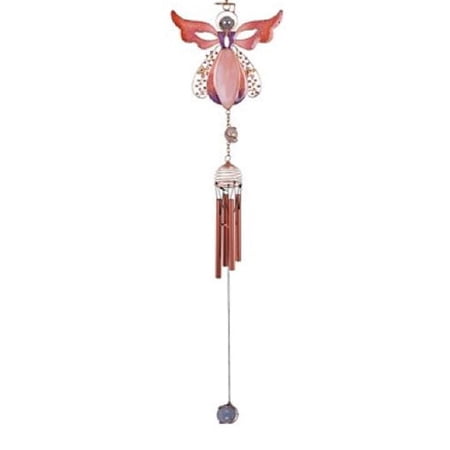 Pink Angel Gem Wind Chime 27 Inch Windchime New