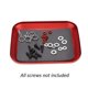 thumbnail image 4 of Magnetic Small Parts Tray Plate Screw Storage Nuts Screw Bolts (Red), 4 of 4