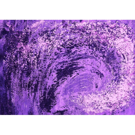 Ahgly Company Indoor Rectangle Oriental Pink Industrial Area Rugs, 2' x 5'