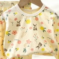 thumbnail image 3 of Faraee Pyjama pour Garçons Pyjama pour Filles à Manches Longues Ajusté Ensembles de Vêtements de Nuit Pyjamas pour Tout-Petits Vêtements Bébé Ensemble 2 Pcs PJS Tenue d'Automne Hiver (7-8 Ans, Or), 3 of 4