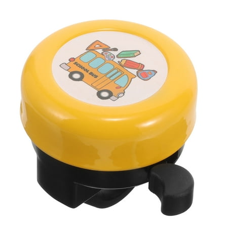 Niceauty Cute Yellow Bike Bell for Scooter and Bicycle Weather Resistant Plastic Design