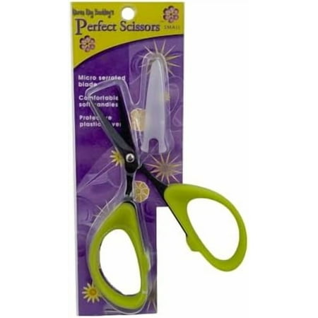 Perfect Scissors™, Small 4-3/16 Inch #KKBPSS -Serrated Non-Slip Blades for Appliqué, Thread Snipping, Quilting, Sewing, Patchwork, Crafts. Sharp Blades to Cut Detailed Shapes$$Art & Craft