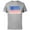 Athletic Heather, variant on Star Wars Stars and Stripes July 4th - Short Sleeve Cotton T-Shirt for Adults - Customized-Black