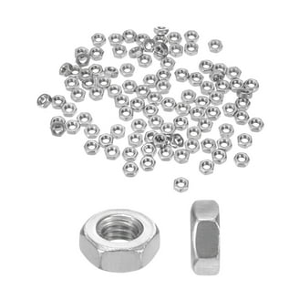 Single M8-1.25 Left Hand Thread Hex Nut - Stainless Steel, 13mm Hex