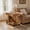 Natural, variant on 27" Rotating Wheeled Coffee Tables, Farmhouse Center Table With Lockable Casters, Rustic Storage Table For Bedroom And Living Room Indoor Use, Black