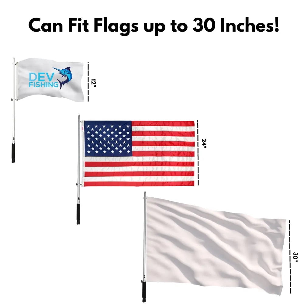 Dev Fishing 43" Rod Holder Flag Pole