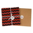 thumbnail image 4 of Soimoi Stripes Print&nbsp;Precut 5-inch Cotton&nbsp;Fabric&nbsp;Quilting&nbsp;Squares&nbsp;Charm Pack DIY Patchwork Sewing Craft-Red, 4 of 7