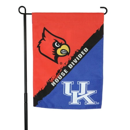 House Divided Garden - Wildcat vs. Cardinal House Divided Garden Flag