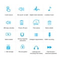 thumbnail image 2 of Labymos 8G 16G 32G Mini Portable Digital Voice Recorder with Noise Reduction Magnetic Adsorption Earphone, 2 of 8
