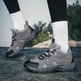 thumbnail image 5 of CZV Women's Outdoor Hiking Shoes, Non-Slip Comfortable Work Shoes, Breathable Lightweight Sneakers for Hiking, Camping, Fishing, Casual.Gray, 5 of 8