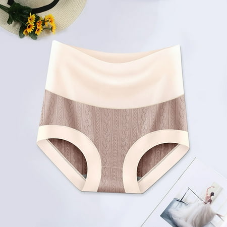 

Aayomet Boxers For Women Cotton Thongs For Women Sexy Lace Women’s Underwear Breathable No Show T Back Tanga Panties Coffee M