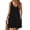 Black, variant on Weardear Sundress for Women 2025 Casual Hawaiian Dresses V Neck Loose Fit Tank Dress with Pockets