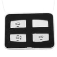 thumbnail image 4 of 4pcs Accrocher Bouton de Réglage Garniture Autocollant en Alliage d'Aluminium Adapté pour Mercedez Benz ML/GL/GLE/GLSA Type, 4 of 7