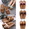 thumbnail image 2 of Seyurigaoka Women Men Anti-Slip Linen Slippers Rattan Grass Couple Beach Sandals, 2 of 7