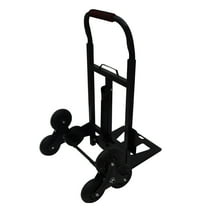 Portable Folding Climbing Cart 6 Wheel Climbing Stairs Hand Trolley Push Cart