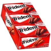 Trident Cinnamon Sugar Free Gum, 12 ea (Pack of 2)
