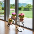 thumbnail image 1 of 3-Tier Tricycle Look Plant Stand Indoor Outdoor, Plant Display  Flower Shelves Stands, Garden Plant Shelf Rack Holder in Corner Living Room Balcony, 1 of 9