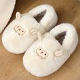 thumbnail image 1 of Pantufla Pantuflas Ovejita Planas Térmicas Dibujos Animados para Hombre Mujer (38-39) Blanco Likrtyny Tenis De Mujer Tenis De Hombre, 1 of 9