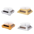 thumbnail image 3 of Linyer Trays Solar Rotated Jewelry Bangle Watch Earring Headband Buddha Display Stand Stable Tray Table Bedroom Showcase Gold Right Angle 10*10*4, 3 of 8