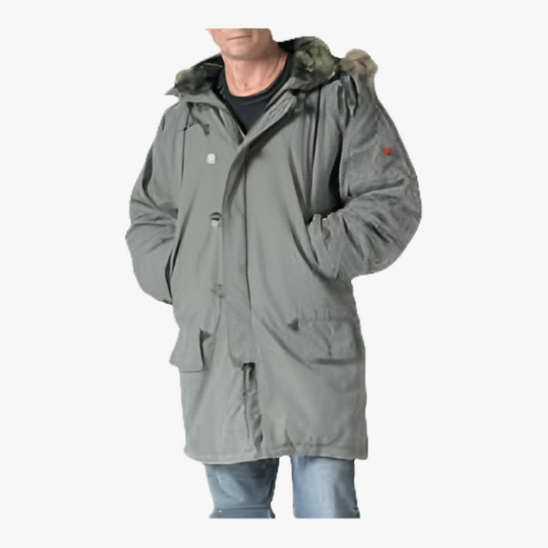 UF Vintage N-3B Parka Jacket, Mens Coat Size L - Walmart.com