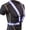Blue, variant on YIGSECU Running Vest Reflective Safety Harness for Low Light Activities Easy Wear