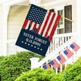 thumbnail image 3 of 9/11 House Flag Never Forget September 11th Firefighter Flags Banner Outdoor Decorative Burlap Double Sided Yard Lawn Home Decor 28 x 40 Inch, 3 of 4