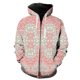 thumbnail image 1 of Sudadera con capucha y cremallera de estilo nacional retro para hombre, con estampado 3D para adolescentes, de gran tamaño, estilo hip hop, estilo Harajuku, divertida y genial, unisex., 1 of 6