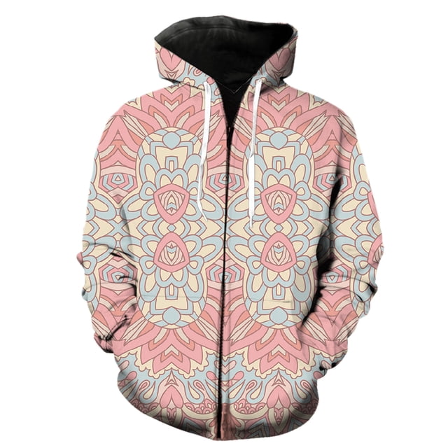 Sudadera con capucha y cremallera de estilo nacional retro para hombre, con estampado 3D para adolescentes, de gran tamaño, estilo hip hop, estilo Harajuku, divertida y genial, unisex.