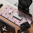 thumbnail image 2 of Long Mouse Pads for Desk,Pink Cartoon Unicorn Heart Pattern Desk Mats on Top Of Desks, Desk Mouse Pad Extra Large with 3mm Non-Slip Base and Stitched Edge for Gaming,Office,Work,Home 35.4"x15.7", 2 of 6