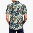 thumbnail image 5 of Rocae Hawaiian Style for Men's Short Sleeve Polo Shirt, Quick Drying Performance Moisture Wicking Sports Men's Golf Shirt XX-Large, 5 of 9