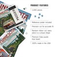 thumbnail image 5 of Lantern Press 1000 Piece Jigsaw Puzzle, Minnesota, Camper Van, Lake, 5 of 5