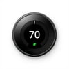 (Refurbished) Google Nest Learning Thermostat 3rd Generation - Works with Alexa - Mirror Black