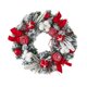 thumbnail image 3 of Coronas navideñas para puertas, decoraciones navideñas para paredes, puertas, oficinas, fiestas, porches. 30 cm de diámetro, 3 of 9