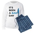 thumbnail image 5 of CafePress - It's Been A Bad Day - Women's Long Sleeve Relaxed Fit Cotton Light Pajama Set, 5 of 7
