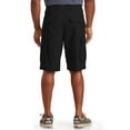 thumbnail image 2 of True Nation by DXL Men's Big & Tall Stretch Ripstop Cargo Shorts, Black, 42 Waist, 2 of 5