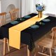 thumbnail image 4 of Set de mantel y camino de mesa MASHAN Black Gold para fiesta, 4 of 7