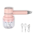 thumbnail image 2 of Mezclador de alimentos eléctricos inalámbricos con mango Blender Detachable 3 Modos Ajustable Impermeable Huevo Huevo Cocina Horneado Gadgets Pink Inevent HA059931-03B, 2 of 7