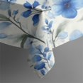 thumbnail image 5 of Pioneer Flower Floral Print Pattern Square Tablecloth,Waterproof Square Table Cover,Wipeable Spillproof Washable Table Cover for Home Kitchen Party Decor 42"X42"(107x107cm), 5 of 6