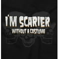 thumbnail image 2 of Halloween Scarier Without A Costume Sweatshirt for Men or Women Brisco Brands L, 2 of 5