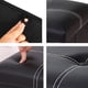 thumbnail image 2 of Otomana de almacenamiento con taburetes cuadrados pequeños plegables de piel sintética, mesa de centro negra de 11,8 "x 11,8", 2 of 7
