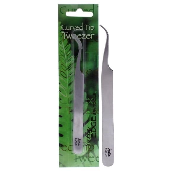 Pinzas de punta curva Satin Edge unisex 1 unidad