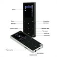 thumbnail image 6 of Bluetooth 5.0 Lossless MP3 Music Player 2.4 inch Screen Hifi Audio Ebook/Recorder/MP4 Video Player, 6 of 9