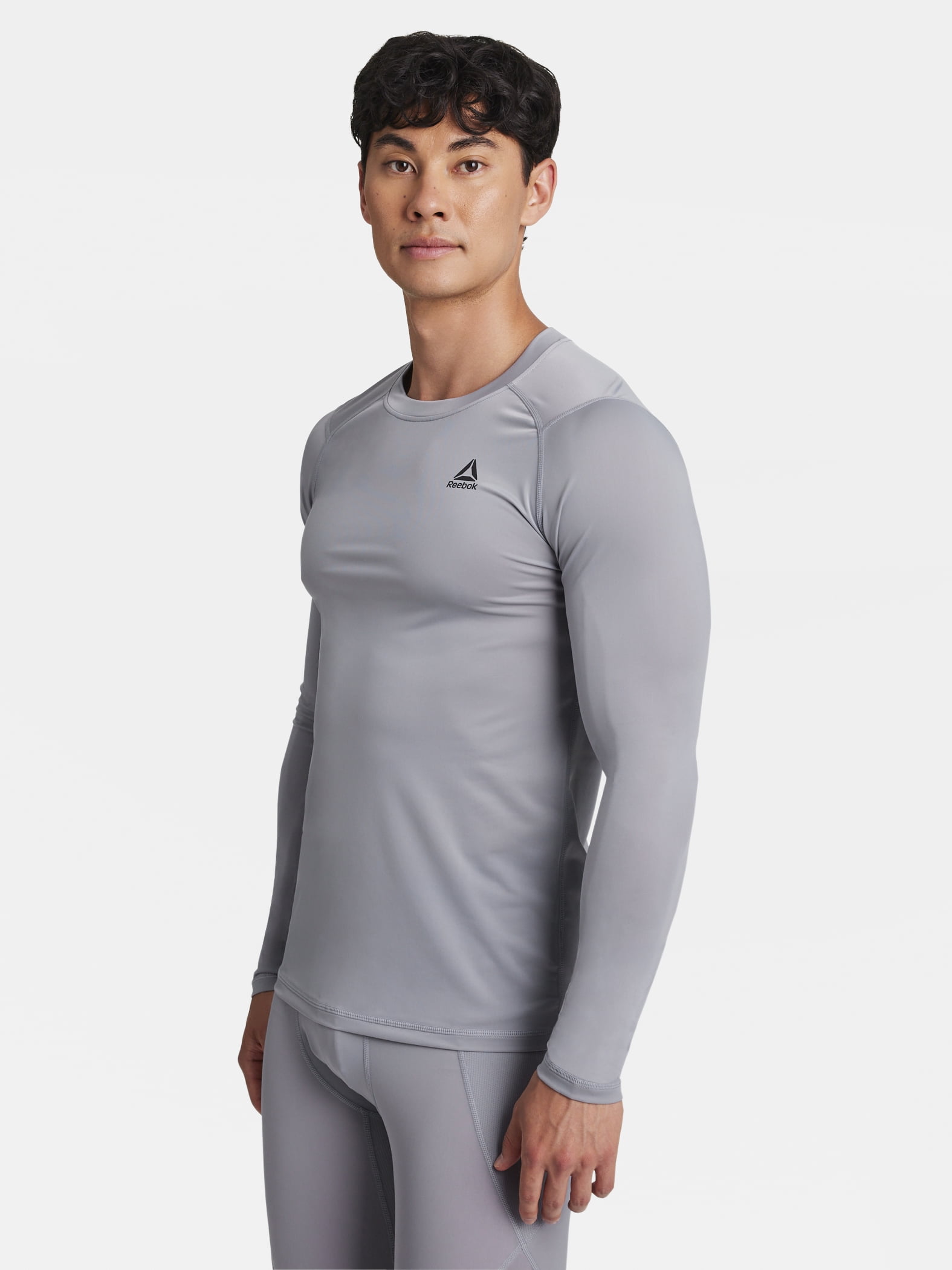 Reebok Men's and Big Men's Kinetic Compression Long Sleeve Top, Sizes XS-5XL