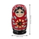 thumbnail image 2 of 1 juego de 5 muñecas rusas anidadas elegantes Matryoshka de madera apilables para niños, 2 of 7