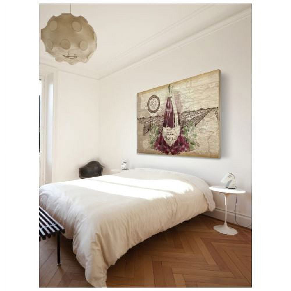 Marmont Hill 'Wine 2' Painting Print on Wrapped Canvas