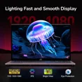 thumbnail image 2 of 15.6" IPS FHD-Gaming-Laptop, 8 Cores AMD Ryzen 7 6800H 32GB DDR5 RAM 2TB SSD (Beat i7-12700H, Up to 4.7GHz) AMD Radeon 680M GPU-Computer with 100W GaN Type-C Backlit Keyboard Fingerprint, 2 of 7
