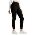 thumbnail image 2 of Yoga Leggings - High Waisted Soft Womens Workout Lounge Pants Black XL, 2 of 5
