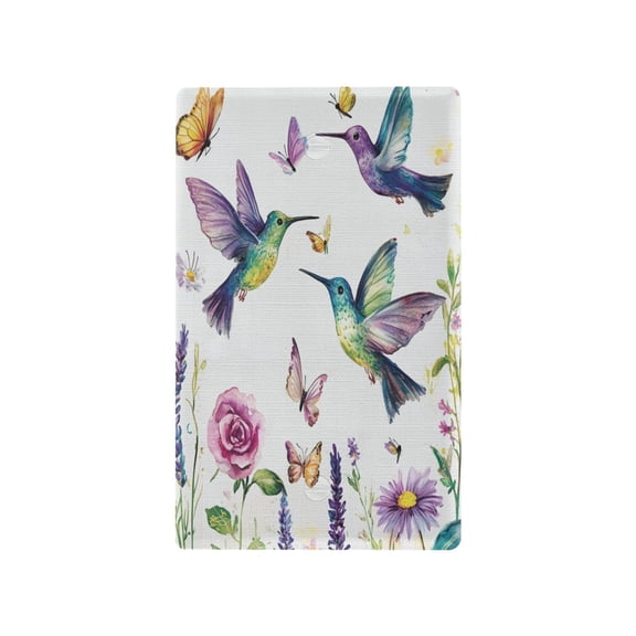 Whimsical Watercolor Painting Light Switch Cover Switch Plate Outlet Cover Plug Cover for Electrical Outlet