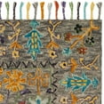 thumbnail image 3 of SAFAVIEH Blossom Hamilton Floral Wool Fringed Area Rug, Grey/Multi, 6' x 6' Square, 3 of 4